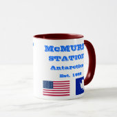U.S. McMurdo Antarctica Souvenir Mok (Voorkant rechts)