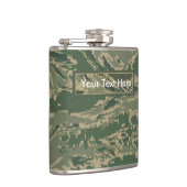 U.S.: Militair Groen Camouflage 6 oz of 8 oz Flask Heupfles (Rechts)