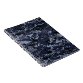 U.S. Military Blue Camouflage Notitieboek Planner
