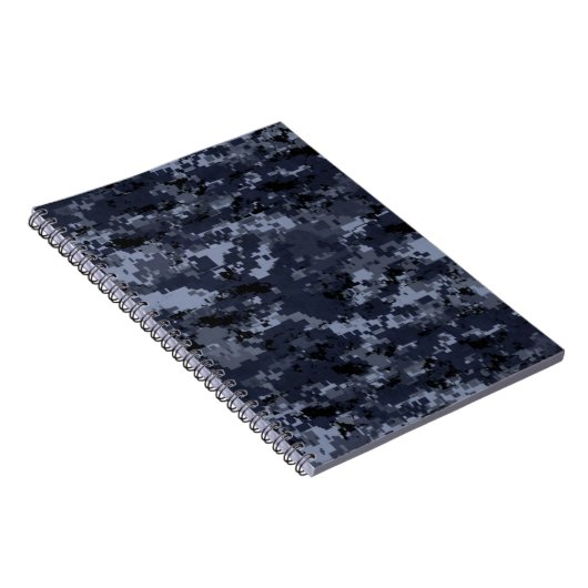 U.S. Military Blue Camouflage Notitieboek Planner (Rechterzijde)