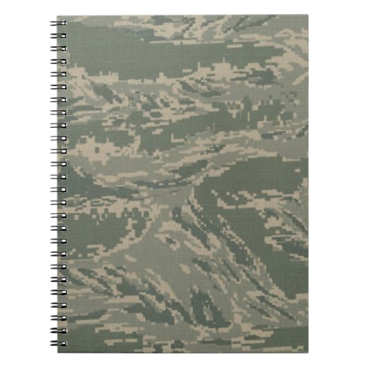 U.S. Military Camouflage Spiral Notitieboek Planne (Voorkant)