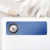 U.S. Navy Adreslabel Etiket (Insitu)