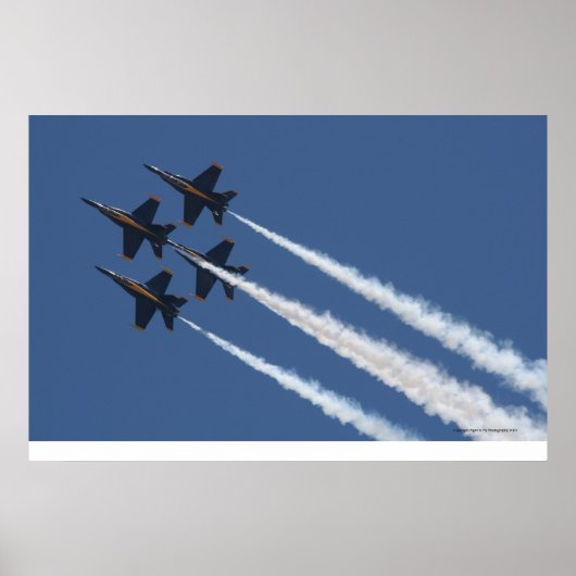 U.S. Navy Blue Angels Poster (Voorkant)