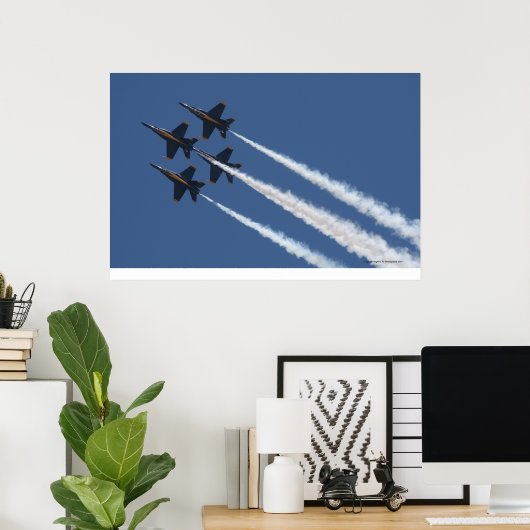 U.S. Navy Blue Angels Poster (Thuiskantoor)