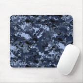 U.S. Navy Blue Camouflage Mousepad Muismat (Met muis)