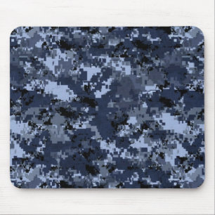 U.S. Navy Blue Camouflage Mousepad Muismat