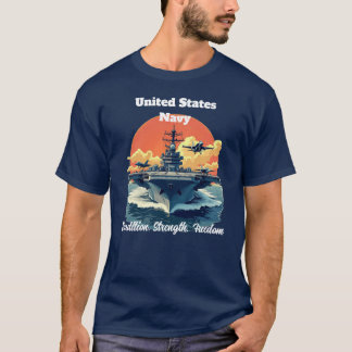 U.S. Navy Carrier T-shirt - Traditie en Vrijheid