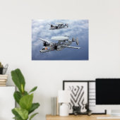 U.S. Navy E-2D Advanced Hawkeye Poster (Thuiskantoor)