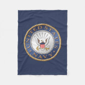 U.S. Navy Fleece Blanket (Voorkant)