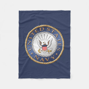 U.S. Navy Fleece Blanket Deken