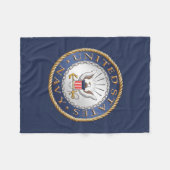 U.S. Navy Fleece Blanket Deken (Voorkant (Horizontaal))
