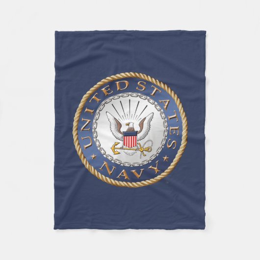 U.S. Navy Fleece Blanket Deken (Voorkant)