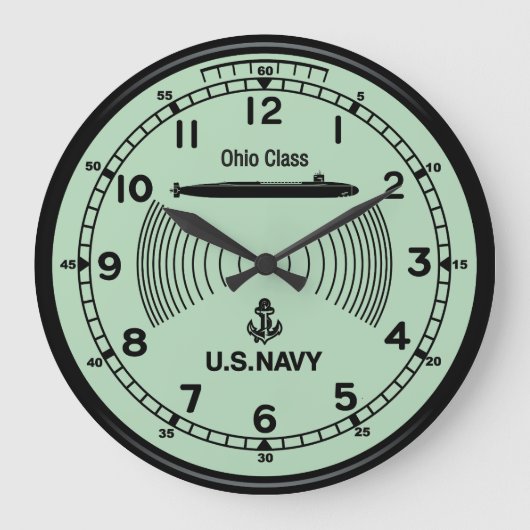U.S. NAVY Klok imitatie (Voorkant)