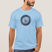 U.S. Navy Mannen Canvas lange hoes T-shirt (Voorkant)