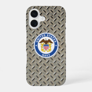 U.S. Navy Officiersembleem iPhone 16 Hoesje
