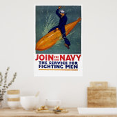 U.S. NAVY Poster - De Sailor van de Wereldoorlog R (Keuken)