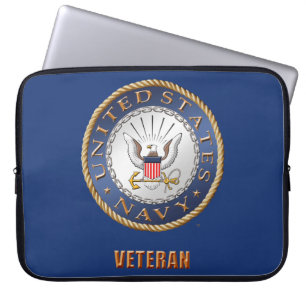 U.S. Navy Veteran Electronics Bag Laptop Sleeve