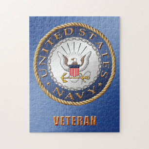 U.S. Navy Veteran Puzzle Legpuzzel
