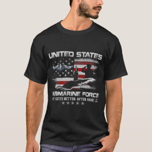 U.S. onderzeeër Veteran Het krijgt betere vlag VI T-shirt