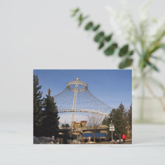 U.S. Pavilion Riverfront Park. Briefkaart (Staand voorkant)