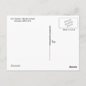 U.S. Pavilion Riverfront Park. Briefkaart (Achterkant)