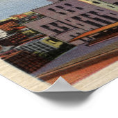 U. S. Post Kantoor, City Hall en Federal Building Poster (Hoek)