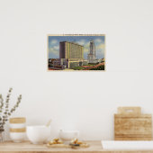 U. S. Post Kantoor, City Hall en Federal Building Poster (Keuken)