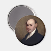 U.S. President John Quincy Adams van Gilbert Stuar Magneet (Voorkant / Achterkant)