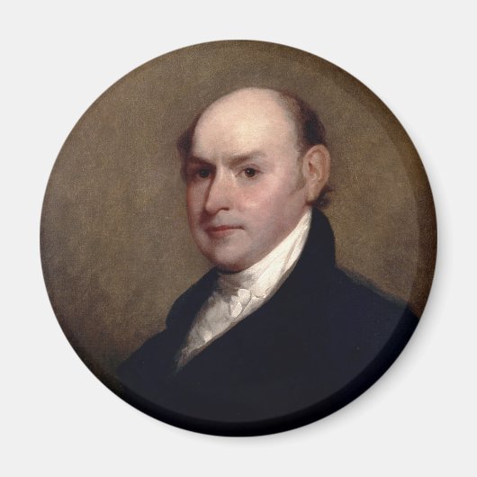U.S. President John Quincy Adams van Gilbert Stuar Magneet (Voorkant)
