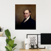 U.S. President John Quincy Adams van Gilbert Stuar Poster (Thuiskantoor)