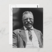 U.S. President Theodore Teddy Roosevelt Laughing Briefkaart (Voorkant / Achterkant)