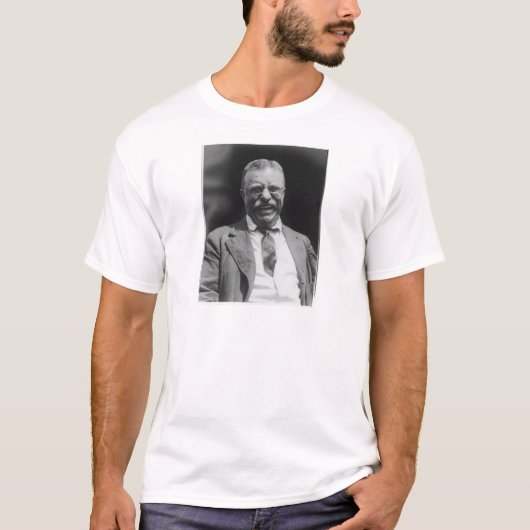 U.S. President Theodore Teddy Roosevelt Laughing T-shirt (Voorkant)