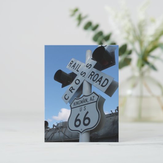 U.S. ROUTE 66 Kingman Arizona Briefkaart (Staand voorkant)