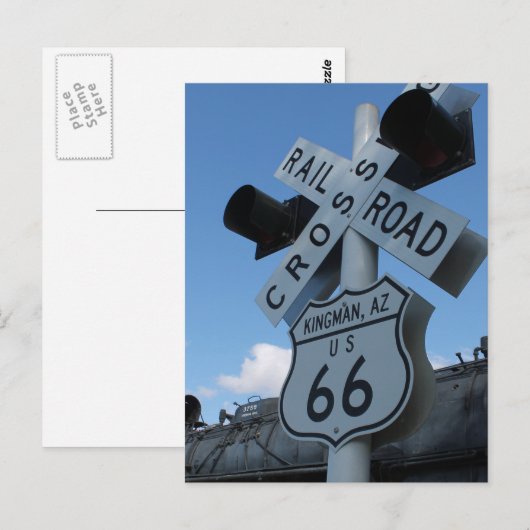 U.S. ROUTE 66 Kingman Arizona Briefkaart (Voorkant / Achterkant)