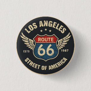 U.S. Route 66 The Mother Road historische hoofdweg Ronde Button 3,2 Cm