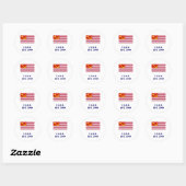 U.S.S.A.est. 2009 Ronde Sticker (Vel)