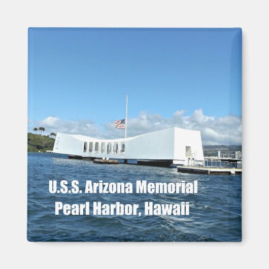 U.S.S. Arizona Memorial Magneet (Voorkant)