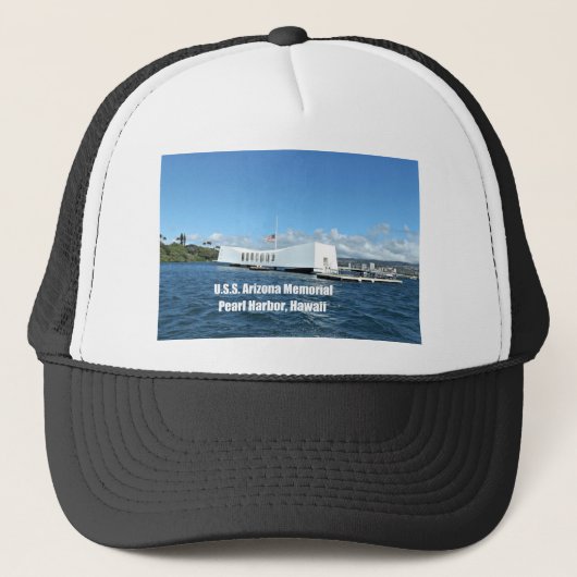 U.S.S. Arizona Memorial Trucker Pet (Voorkant)