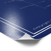 U.S.S. The Sullivans Fine Art Blueprint Foto Afdruk (Hoek)