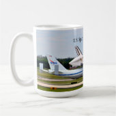 U.S. Space Shuttle Discovery Coffee-Mok Koffiemok (Links)