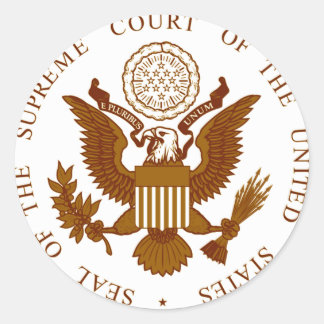 U.S. Supreme Court Seal Ronde Sticker