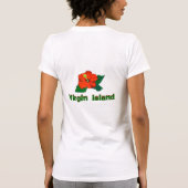 U.S.V.I Dames Basic T-Shirt (Achterkant)