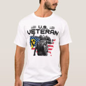 U.S. Veteran / 1st Cavalry Division T-shirt (Voorkant)