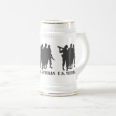 U S. VETERAN BEER STEIN BIERPUL (Voorkant rechts)