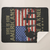 U.S. Veteran Sherpa Deken (Voorkant (horizontaal))