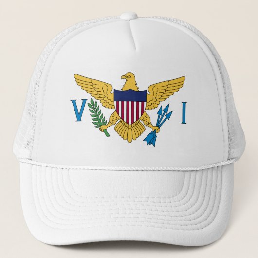 U.S. VIRGIN ISLANDS HAT TRUCKER PET (Voorkant)