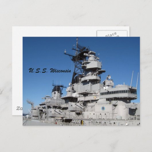 U.S. Wisconsin Briefkaart (Voorkant / Achterkant)