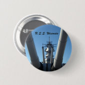 U.S. Wisconsin Ronde Button 5,7 Cm (Voorkant /achterkant)