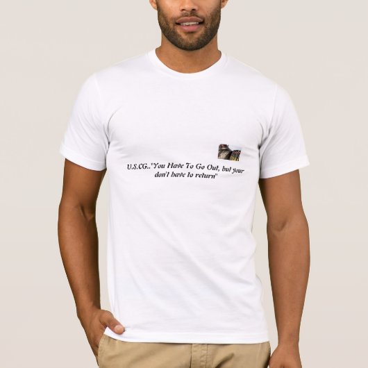 U.SC.G. shirt, koel, ga naar vet. T-shirt (Voorkant)