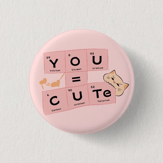 U = SCHATTIGE | Schattigee Button (Voorkant)